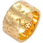 Goldene Elegante Kuzzoi Runde Goldringe aus Gold handgemacht für Herren Größe 64 