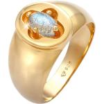Goldene Elegante Elli Runde Labradorit Ringe für Damen 