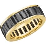 Goldene Elegante GIORGIO MARTELLO Ringe vergoldet mit Zirkonia Größe 56 