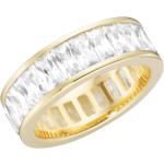 Goldene Elegante GIORGIO MARTELLO Ringe vergoldet mit Zirkonia Größe 54 