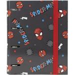 Schwarze Spiderman Ringbücher DIN A4 