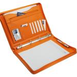 Orange Schreibmappen & Collegemappen DIN A4 aus Kunstleder 