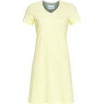 Ringella Bloomy Damen Nachthemd mit V-Ausschnitt gelb 52 2251002,gelb, 52
