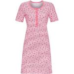 Reduzierte Rosa Kurzärmelige RINGELLA Damennachthemden mit Flamingo-Motiv aus Jersey Größe M Große Größen 