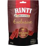 Rinti Singlefleisch Exclusive Snack Strauss pur 12x50g