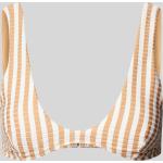 Hellbraune Rip Curl Bikini-Tops aus Polyamid für Damen Größe S 