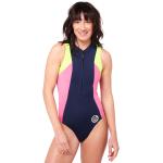 Marineblaue Rip Curl Sportbadeanzüge & Schwimmanzüge für Kinder mit Reißverschluss aus Neopren Größe 38 