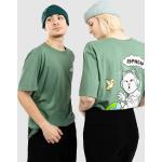 Reduzierte Grüne Streetwear Rip N Dip T-Shirts aus Baumwolle für Herren Größe XL 
