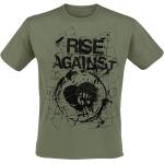 Rise Against T-Shirt - Tape - S bis XXL - für Männer - Größe M - oliv - EMP exklusives Merchandise