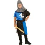 Schwarze Buttinette Ritter-Kostüme mit Glitzer für Kinder Größe 140 