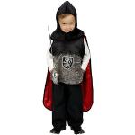 Schwarze Ritter-Kostüme aus Polyester für Kinder Größe 128 