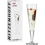 RITZENHOFF 1072005 Champagnerglas 200 ml - Paris Edition - Champusflöte Designerstück, bunt - Made in Germany