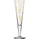 Goldene Ritzenhoff Champagnergläser aus Kristall 