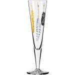 Silberne Ritzenhoff Champagnergläser aus Kristall 