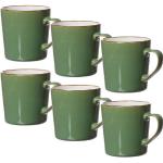 Grüne Unifarbene Ritzenhoff & Breker Visby Kaffeetassen-Sets 400 ml mit Kaffee-Motiv aus Keramik mikrowellengeeignet 6-teilig 