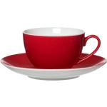 Rote Kaffeetassen-Sets 200 ml aus Porzellan 