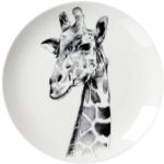 Schwarze Ritzenhoff & Breker Runde Dessertteller mit Giraffen-Motiv aus Porzellan 