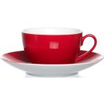 Rote Ritzenhoff & Breker Doppio Kaffeetassen 200 ml aus Porzellan mikrowellengeeignet 