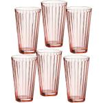 Rosa Moderne Ritzenhoff & Breker Lawe Glasserien & Gläsersets 400 ml aus Glas 6-teilig 