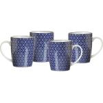 Blaue Ritzenhoff & Breker Royal Reiko Kaffeebecher aus Porzellan 4-teilig 