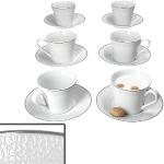 Weiße Ritzenhoff & Breker Venezia Kaffeetassen-Sets 180 ml aus Porzellan spülmaschinenfest 12-teilig 6 Personen 