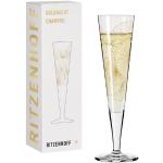 Goldene Motiv Ritzenhoff Runde Champagnergläser aus Glas 