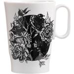 Schwarze Blumenmuster Ritzenhoff Kaffeetassen aus Porzellan 