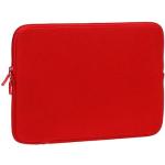 Rote Laptop Sleeves & Laptophüllen mit Reißverschluss aus Neopren Wasserdicht für Damen 
