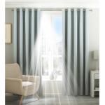 Riva Paoletti Eclipse Blackout Eyelet Curtains, Duck Egg