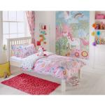 Riva Paoletti Riva Home Unicorn Childrens/Kids Duvet Set (Toddler (120 x 150cm)) (Pink)