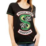 Riverdale Damen T-Shirt Southside Serpent Schwarz Large