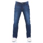 Dunkelblaue Bootcut Jeans ohne Verschluss aus Denim für Herren Größe L Weite 29, Länge 34 