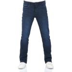 Dunkelblaue Bootcut Jeans ohne Verschluss aus Denim für Herren Größe L Weite 29, Länge 32 
