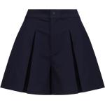 Reduzierte Dunkelblaue Ralph Lauren RLX High Waist Shorts aus Polyester für Damen Größe L 