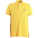 Gelbe Unifarbene Kurzärmelige ROY ROGERS Herrenpoloshirts & Herrenpolohemden aus Baumwolle Größe XXL 