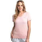 Rosa Roadsign V-Ausschnitt T-Shirts aus Baumwolle für Damen Größe XXL für den für den Sommer 