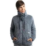 Reduzierte Marineblaue Roadsign Zip Hoodies & Sweatjacken mit Reißverschluss aus Fleece für Damen Größe XL 