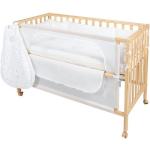 Beige ROBA Room Bed Babybetten mit Rollen höhenverstellbar 60x120 