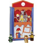 Roba KASPERLETHEATER mit sechs Handpuppen , Mehrfarbig , Holz , 66x120x39 cm , unisex , Spielzeug, Kinderspielzeug, Puppen & Puppenwagen