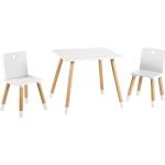 Reduzierte Weiße ROBA Kindersitzgruppen lackiert aus Holz Breite 0-50cm, Höhe 0-50cm, Tiefe 0-50cm 3-teilig 