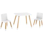 Weiße ROBA Kindersitzgruppen lackiert aus Massivholz Breite 50-100cm, Höhe 0-50cm, Tiefe 0-50cm 3-teilig 