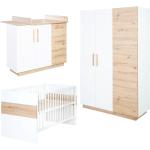 Weiße Moderne Komplette Babyzimmer aus Holz 