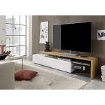 Weiße TV-Lowboards & Fernsehtische matt aus Massivholz Breite 0-50cm, Höhe 200-250cm, Tiefe 0-50cm 