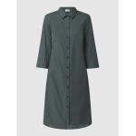 Khakifarbene 3/4-ärmelige Vera Mont Robe Legere Herbstkleider aus Baumwollmischung für Damen Größe L - versandkostenfrei 