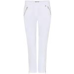 Weiße ROBELL Stretch-Jeans aus Denim für Damen Größe L 