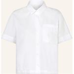 Weiße Robert Friedman Hemdblusen aus Baumwolle für Damen Größe M 