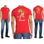 Rote Roberto Cavalli T-Shirts für Herren 