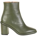 Reduzierte Grüne Roberto Festa Ankle Boots & Klassische Stiefeletten aus Nappaleder für Damen Größe 37 