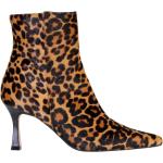 Reduzierte Bunte Animal-Print Roberto Festa Abba Ankle Boots & Klassische Stiefeletten mit Reißverschluss für Damen Größe 36 