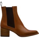 Reduzierte Braune Roberto Festa Ankle Boots & Klassische Stiefeletten für Damen Größe 36 mit Absatzhöhe 5cm bis 7cm 